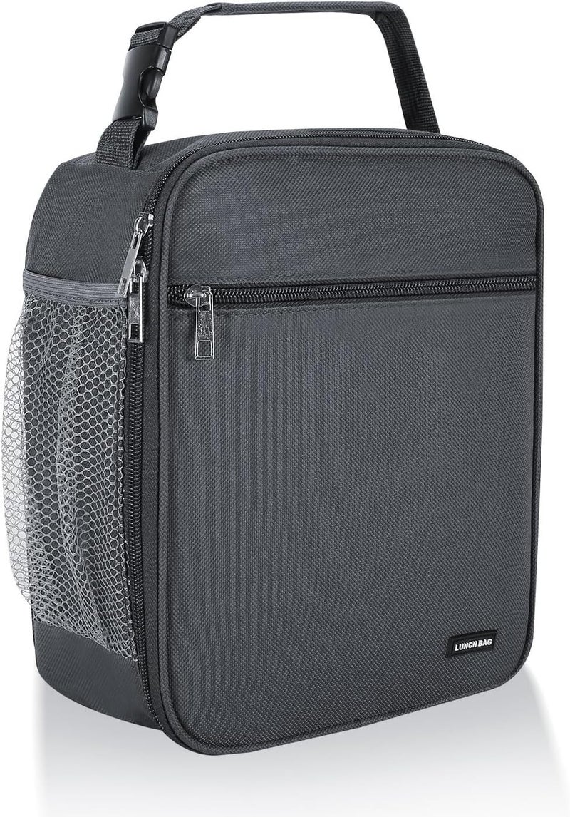 Lovoeo Lunch box Lunch bag for men women Insulated Lunchbox Lunch bags for Work Picnic Travel (Grey) - Image 1